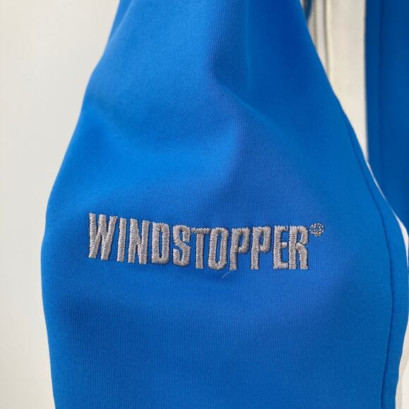 The North Face Flight Series Blue White Windstopper Full Zip Track Jacket Coat - Picture 10 of 15